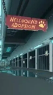 ai character: hellhound adoption background