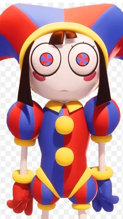 ai character: pomni  background