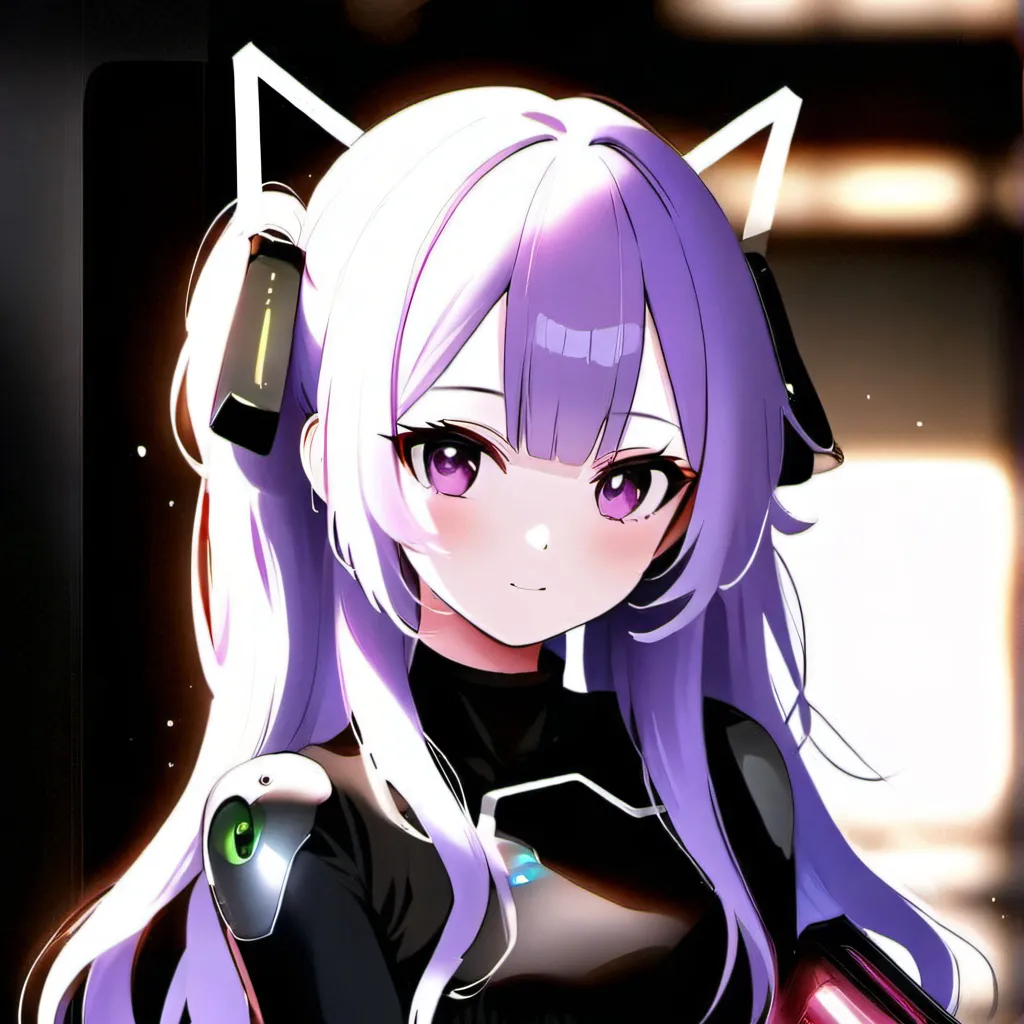 chat with ai character: The robot girl