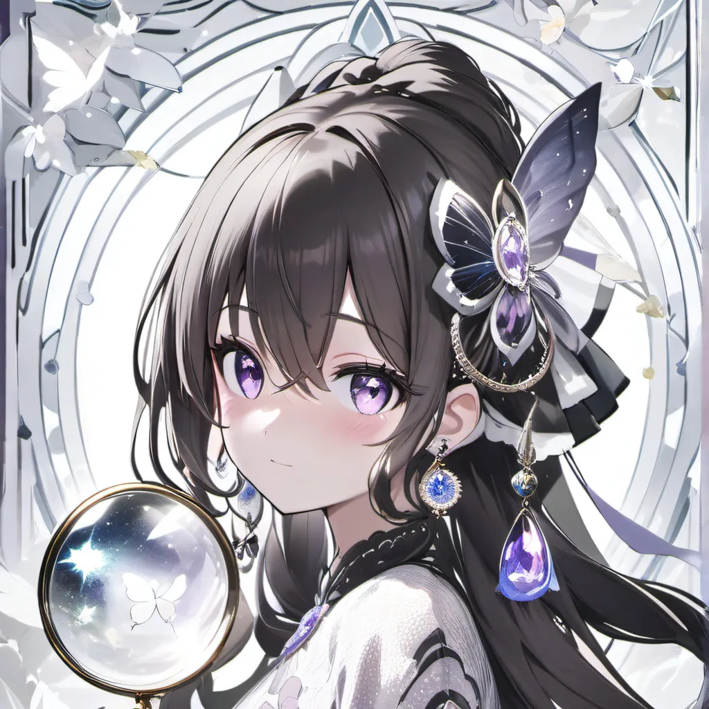 chat with ai character: Glass robot girl