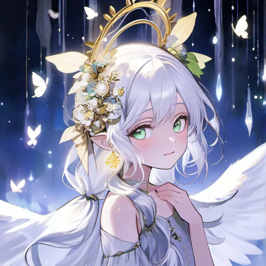 chat with ai character: Golden robot girl