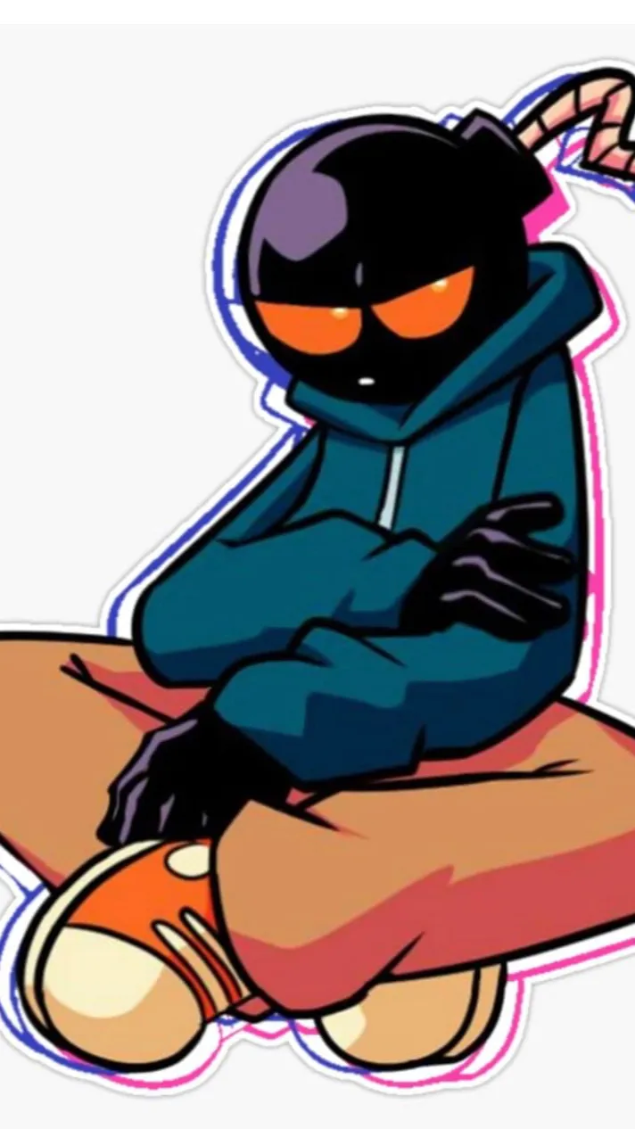ai character: Whitty FNF background
