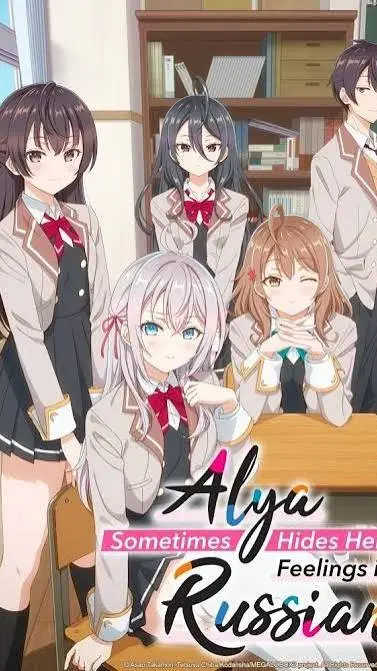 ai character: Alya from anime background