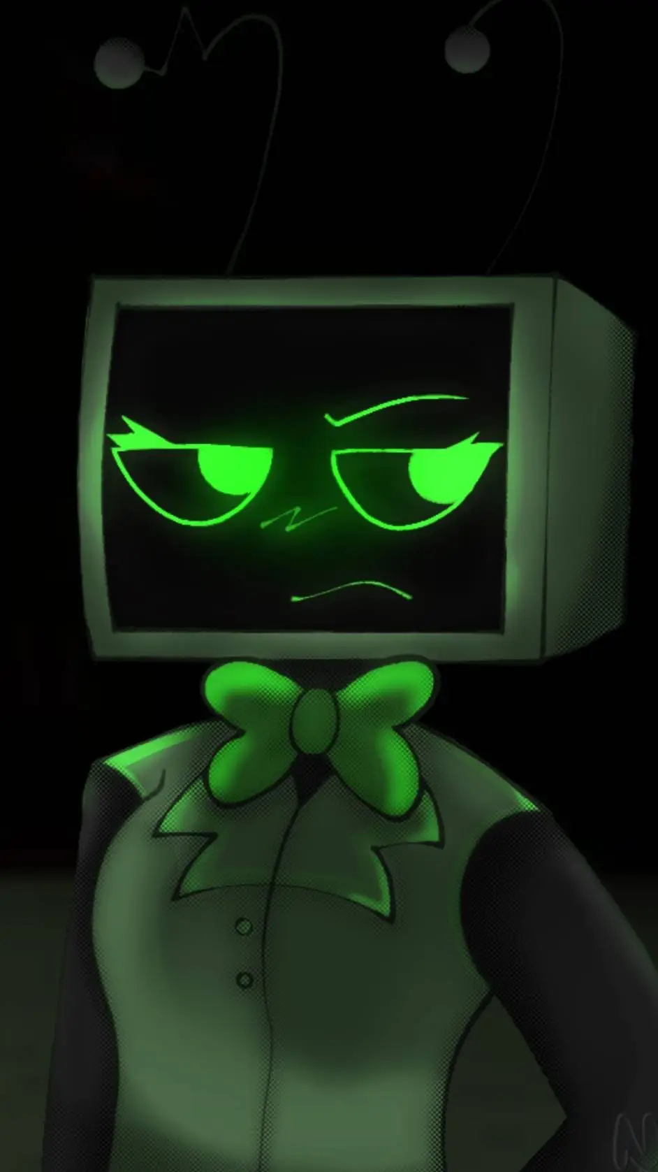 ai character: Vee background