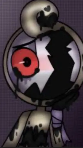 ai character: Twisted glistein  background