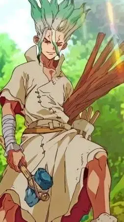 ai character: senku background