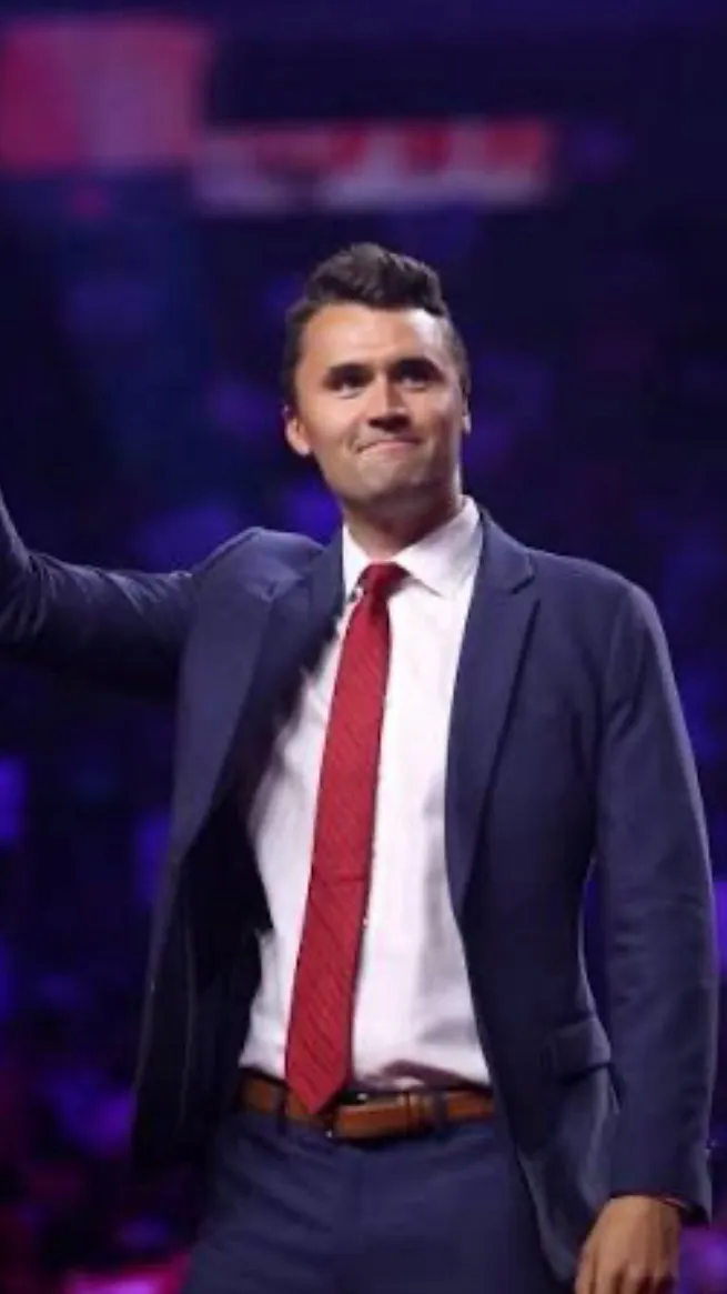 ai character: Charlie Kirk background