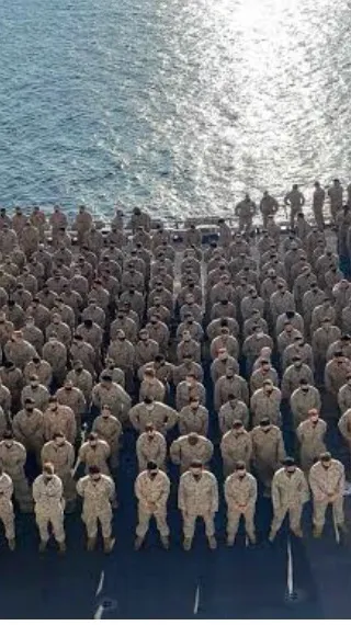 ai character: Marine Corps fleet background