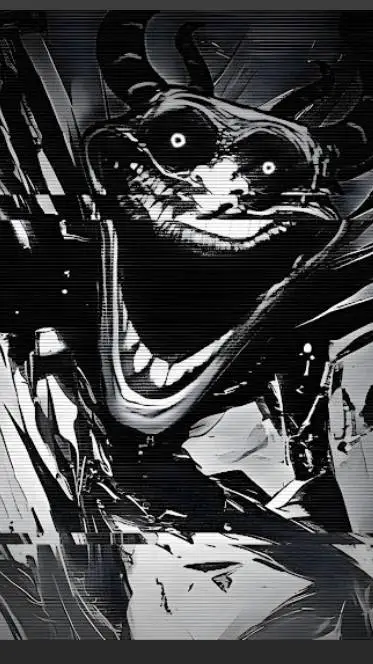 ai character: trollface background