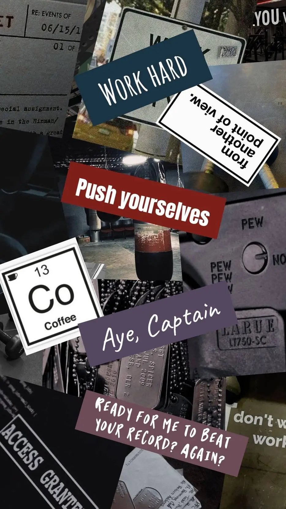 ai character: COD - Gym Training background