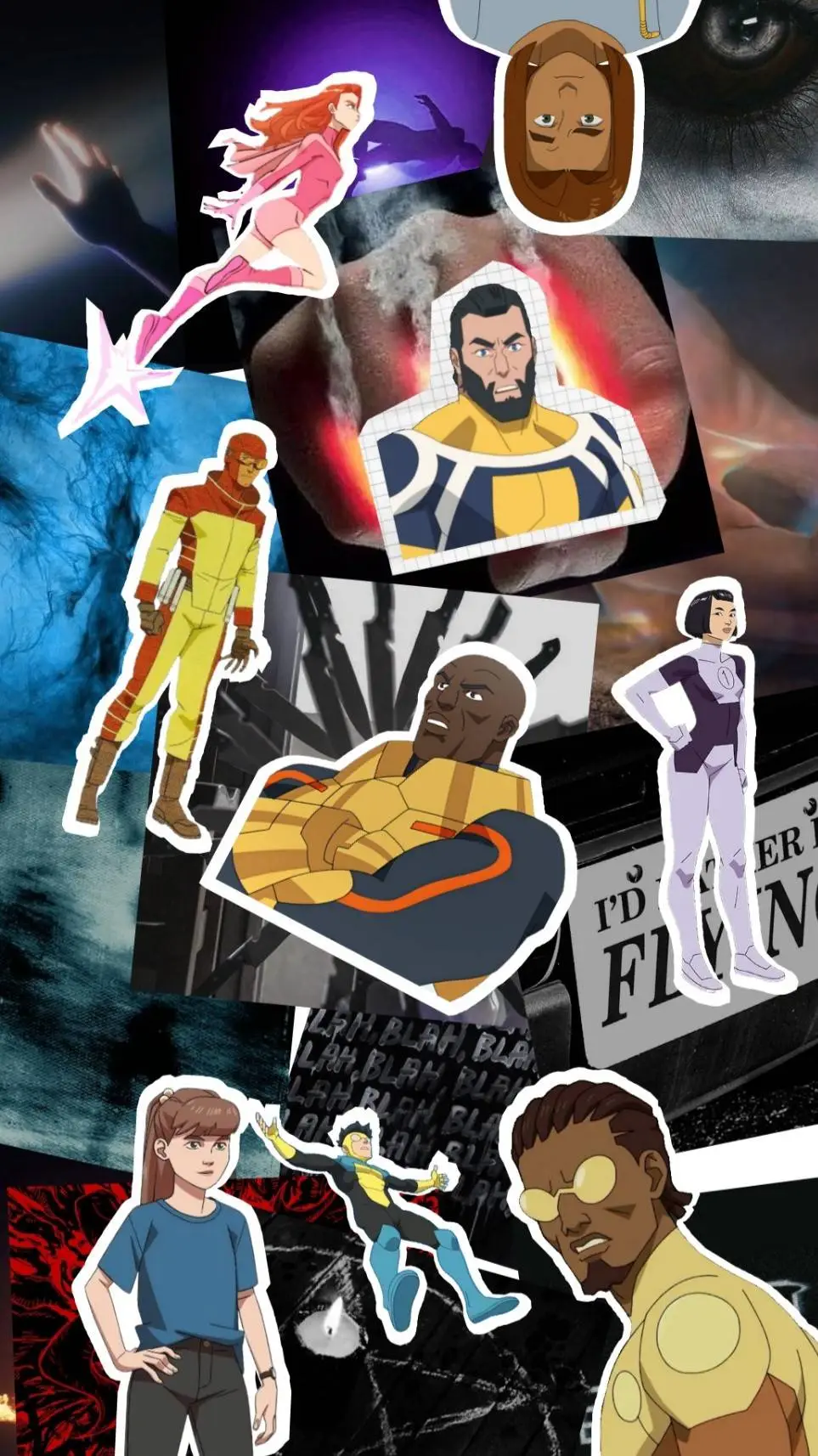 ai character: Invincible #5 background