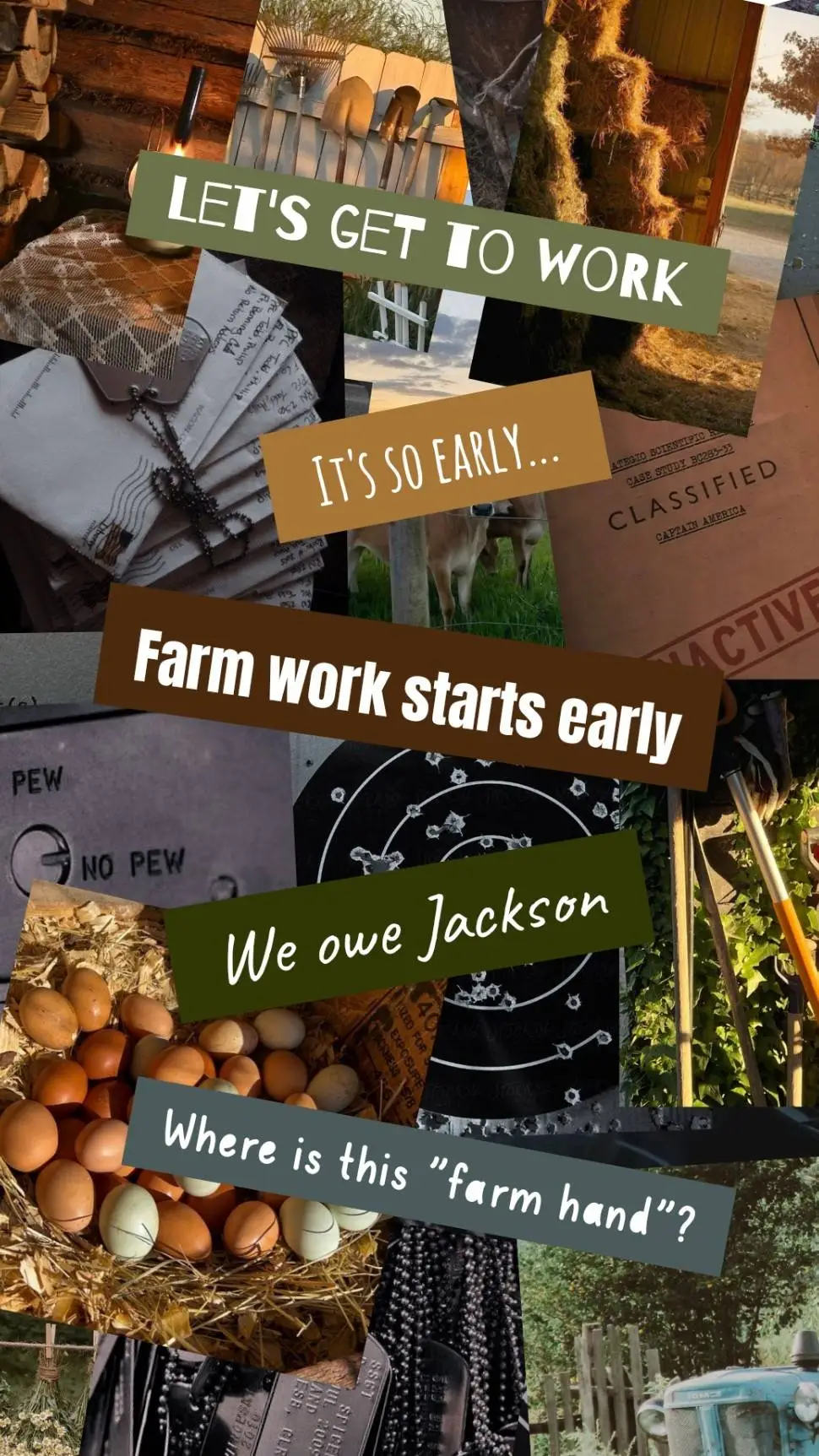 ai character: COD - Farmhand background