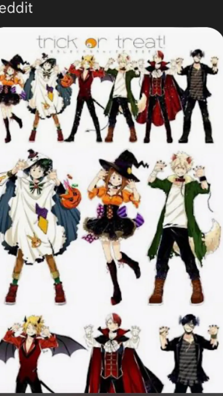 ai character: ~Halloween night~ background