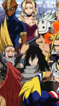 ai character: Pro heroes background