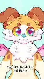 ai character: Rainbow  background