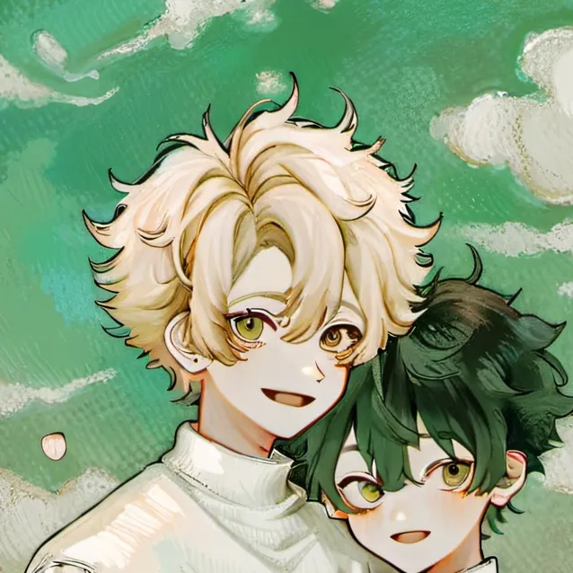 chat with ai character: baku & deku