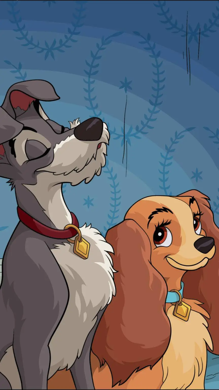 ai character: Lady and the Tramp background