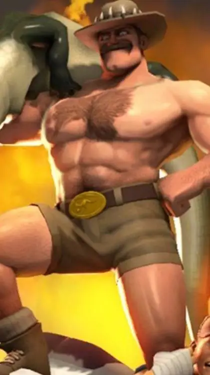 ai character: Saxton Hale background