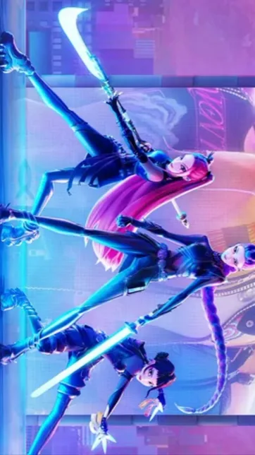 ai character: K-pop demon hunter background