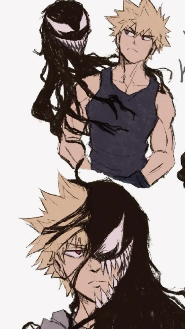 ai character: Venom bakugo background