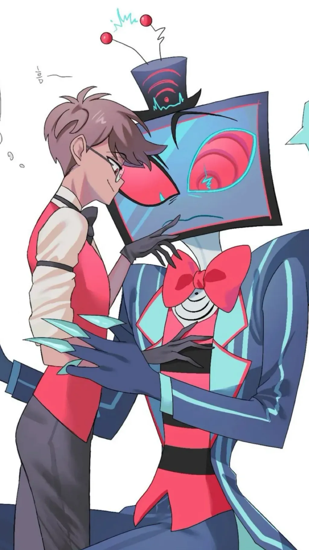 ai character: Vox x human Al background