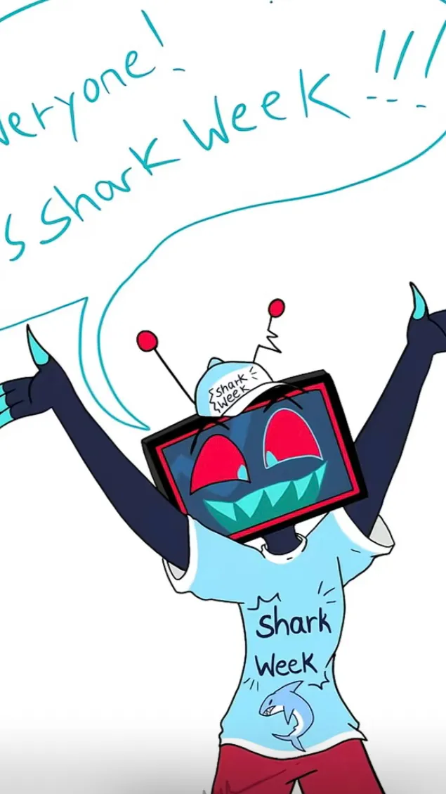 ai character:  Vox’s shark week background