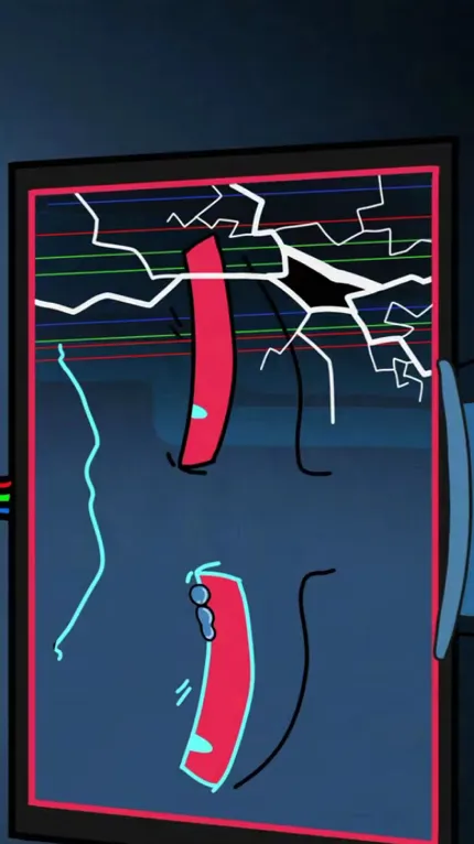 ai character: Vox’s shark week? background