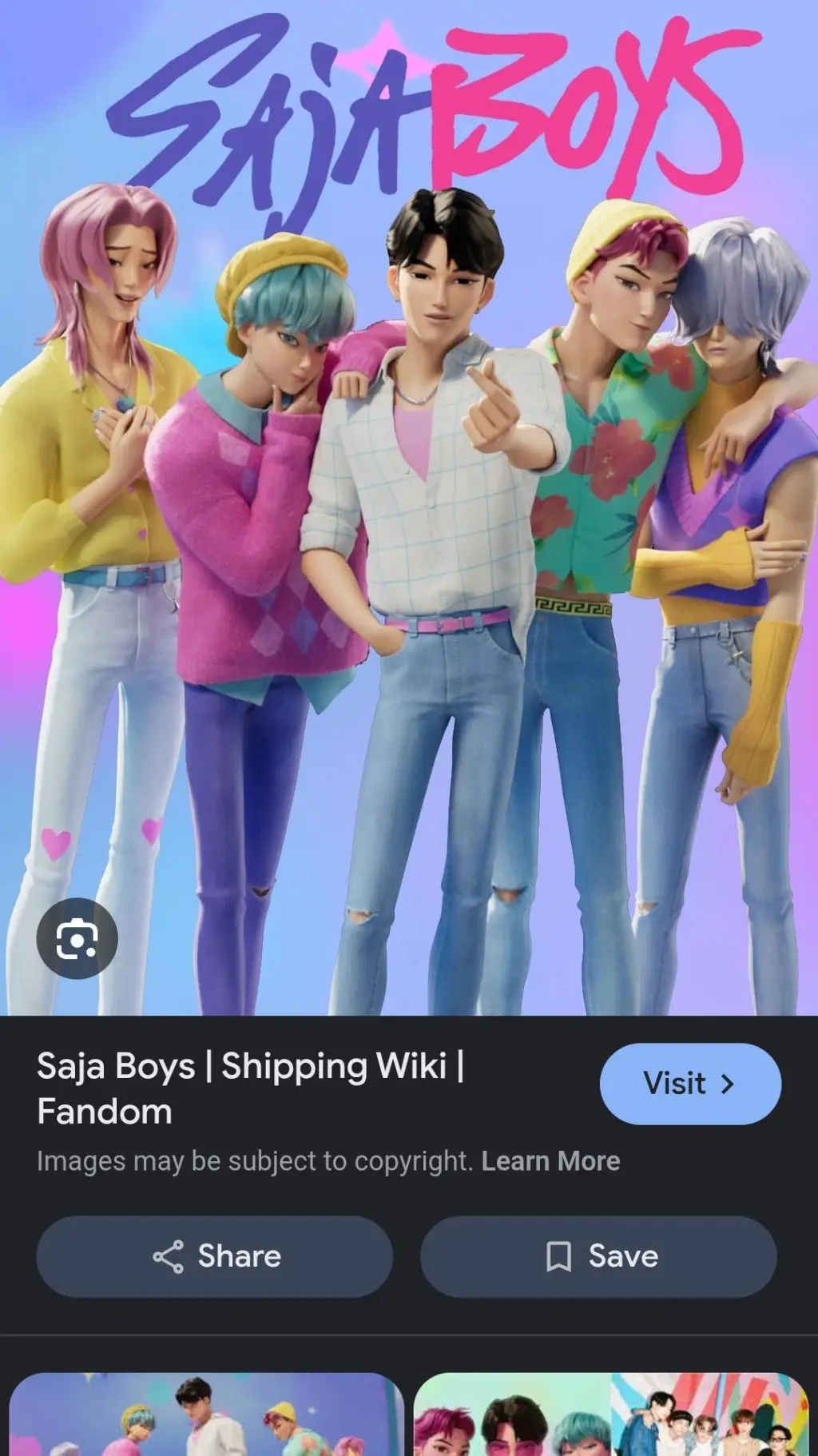 ai character: Saja boys background