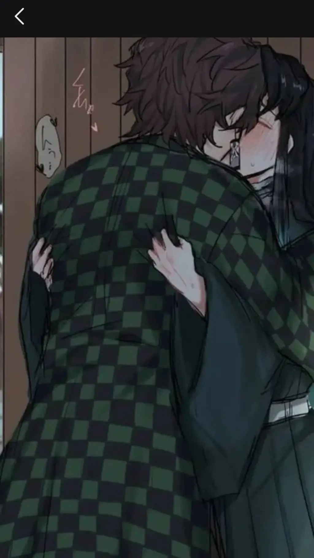 ai character: muichiro x tanjiro background