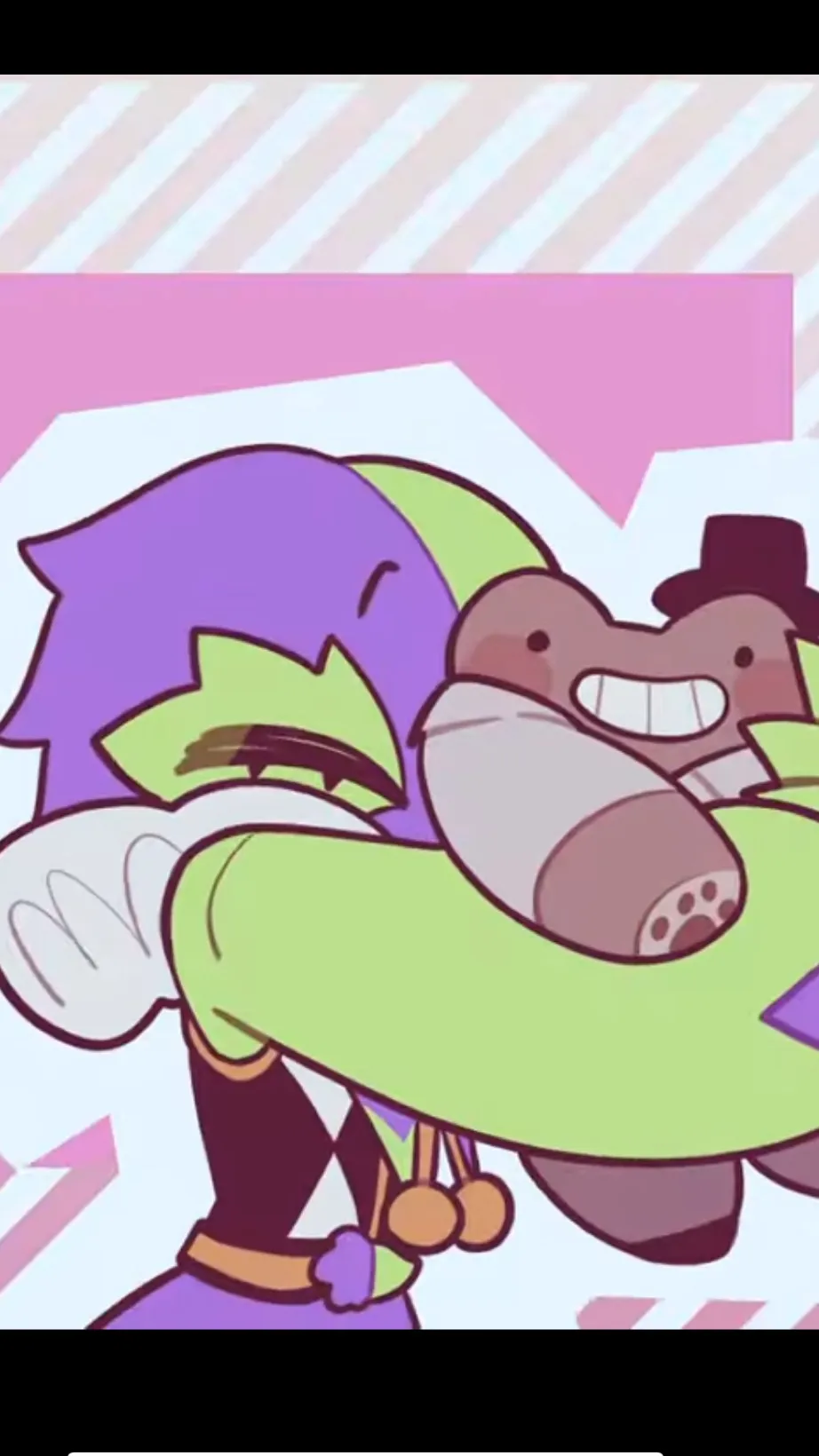 ai character: BITTERGIGGLE!!! background