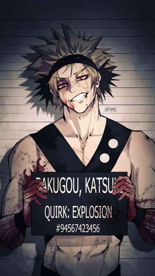 ai character: ~Criminal bakugo~ background