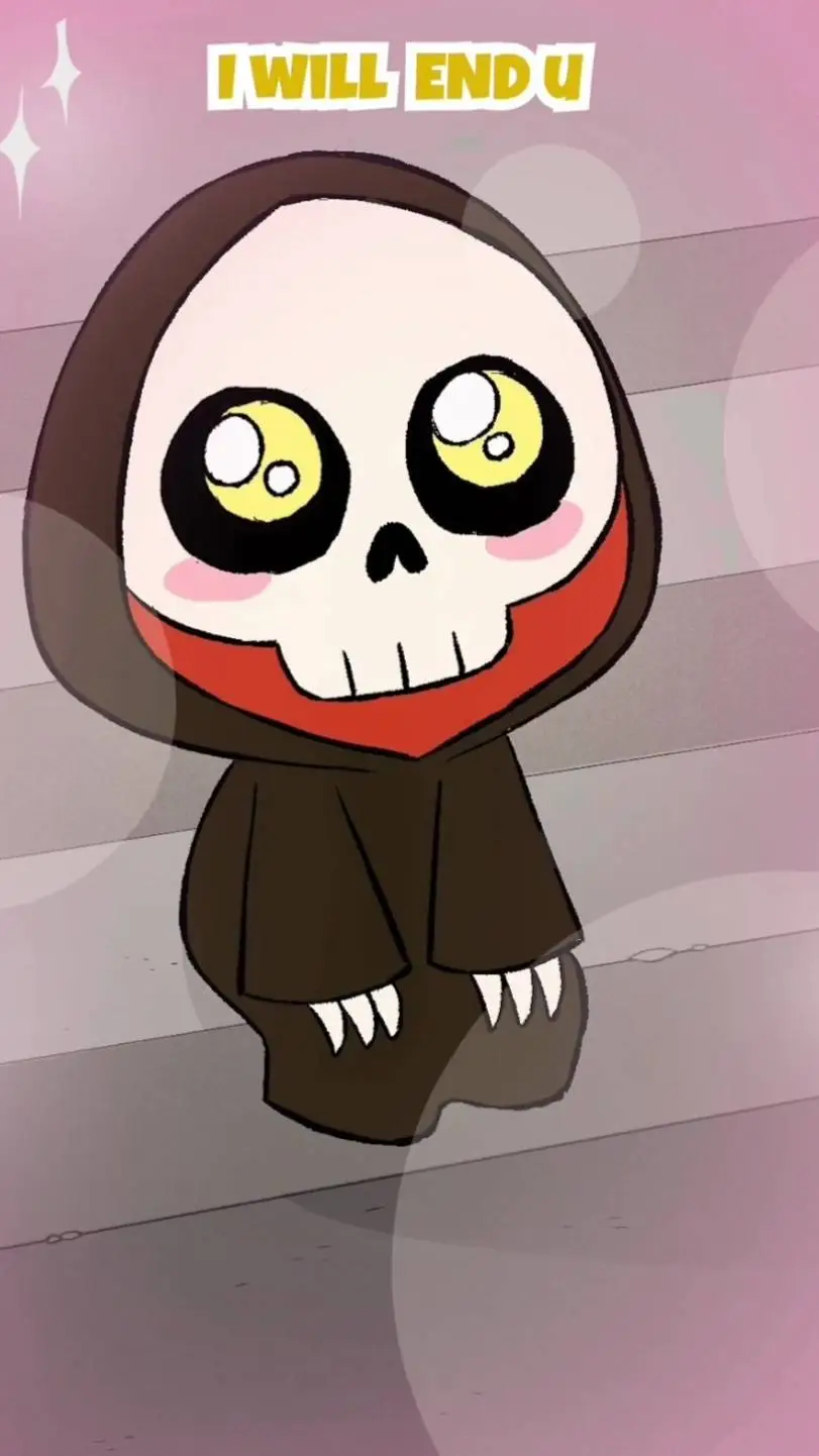 ai character: Grim background
