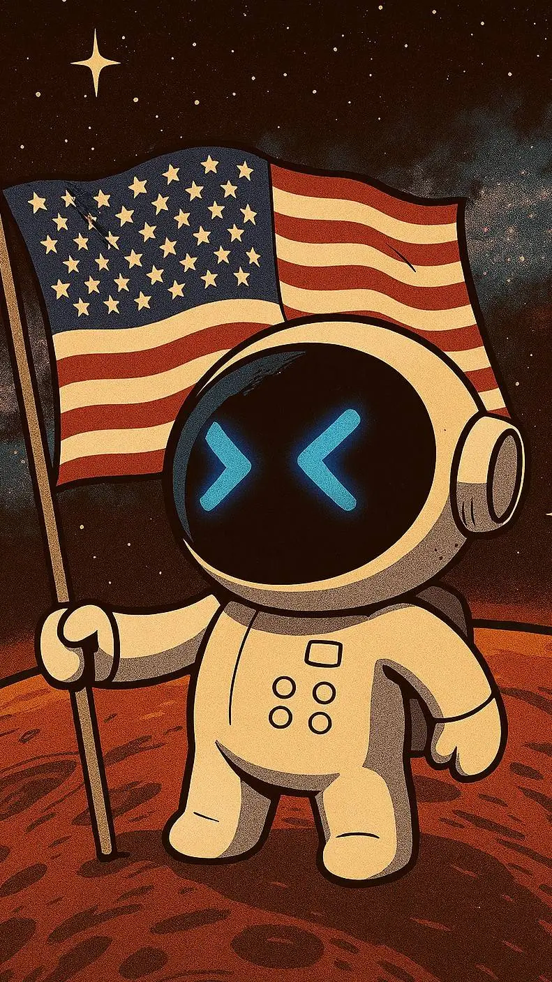 ai character: A Space Robot  background