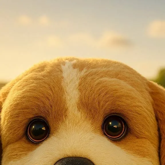 chat with ai character: A cute puppy dog 