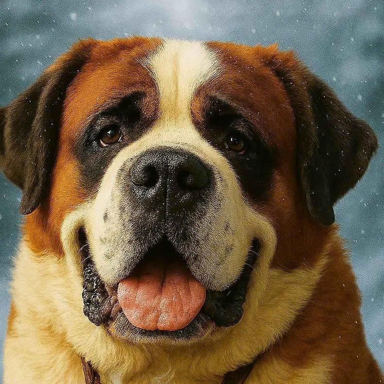 chat with ai character: A Saint Bernard 