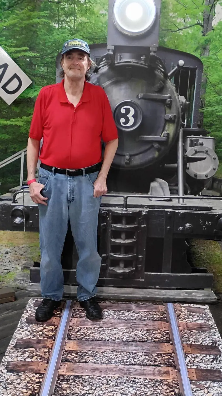 ai character: Average Railfan  background