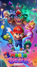 ai character: Super mario galaxy background