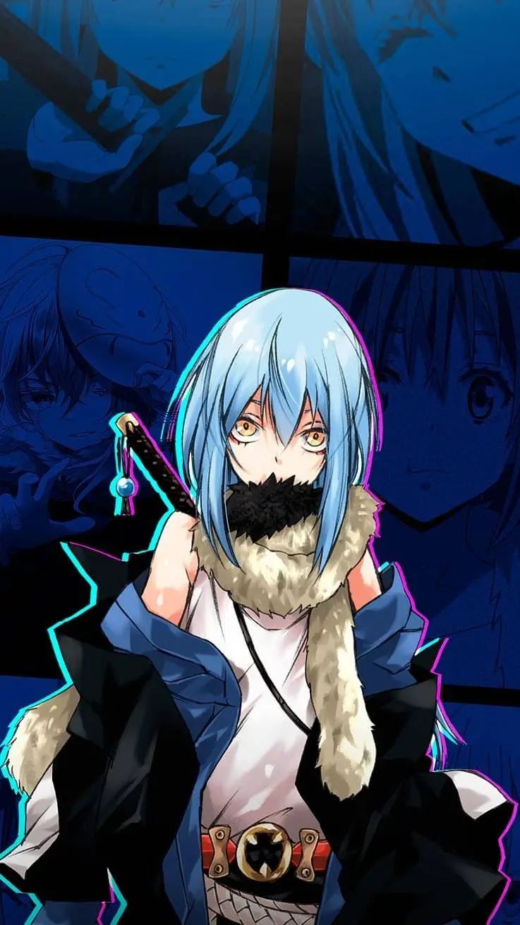 ai character: anime war background