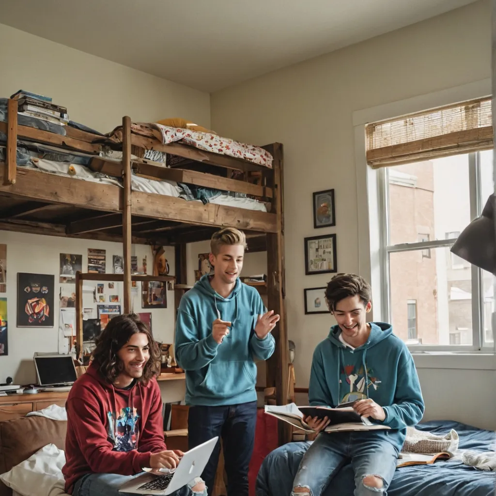 chat with ai character: College Gay Roomat