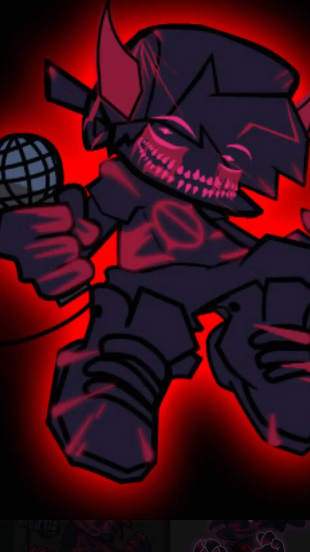 ai character: corruption of fnf background
