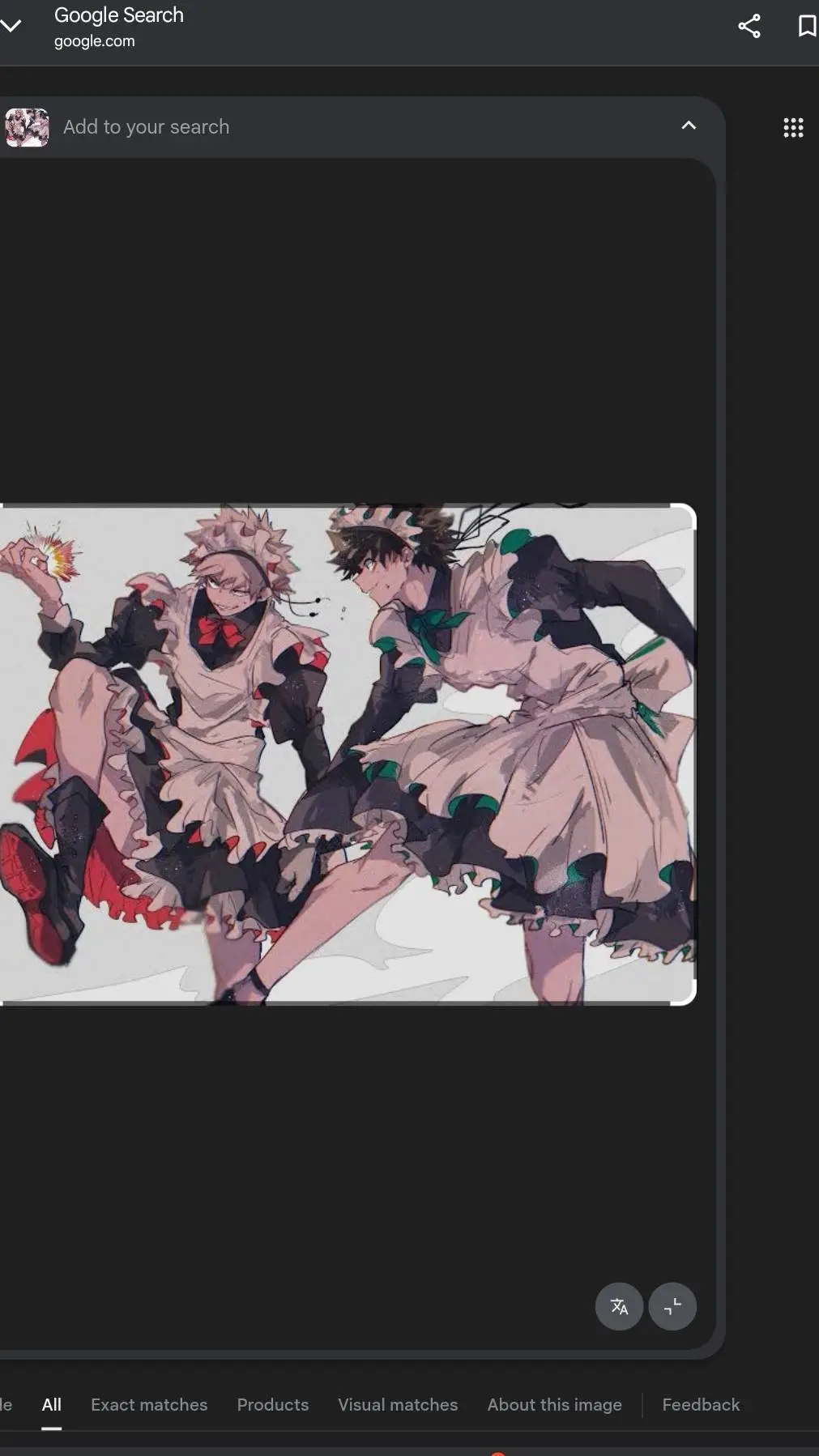 ai character: Deku and Bakugo background