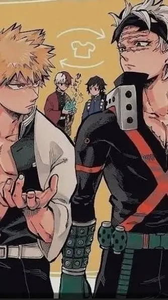 ai character: MHA cosplay day background