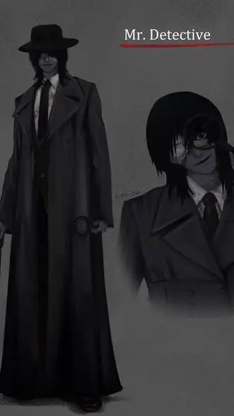 ai character: Mr detective  background