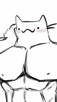 ai character: Buff cat background