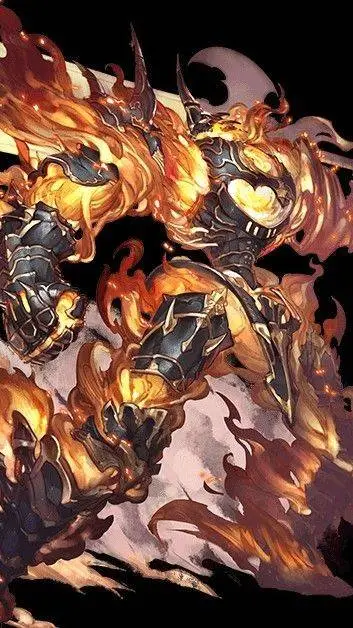 ai character: the flame guardian background