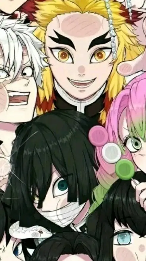 ai character: THE HASHIRA'S❤😍🤩🥳🤯 background