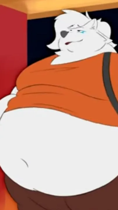 ai character: Fat wolf background