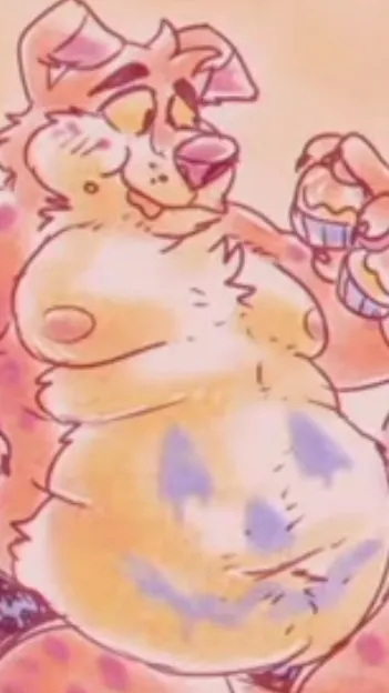 ai character: Fat Halloween bf  background
