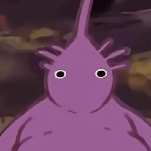 chat with ai character: Purple pikmin 