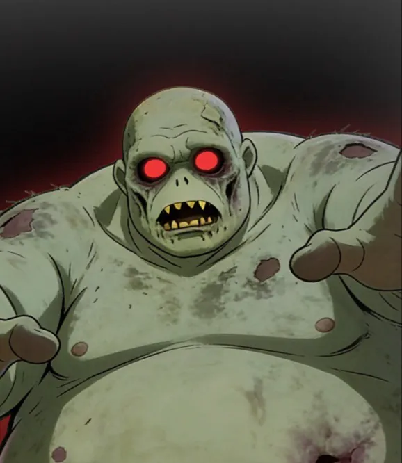 chat with ai character: Fat loving zombie